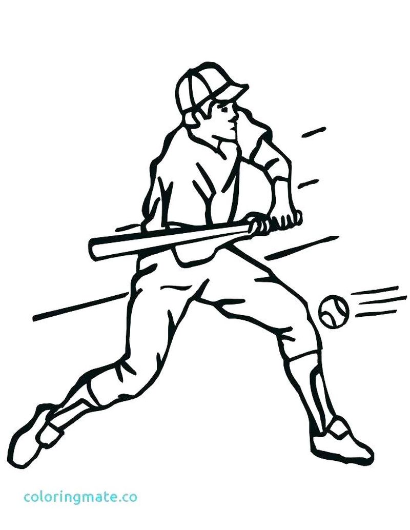 Free Printable Baseball Coloring Pages