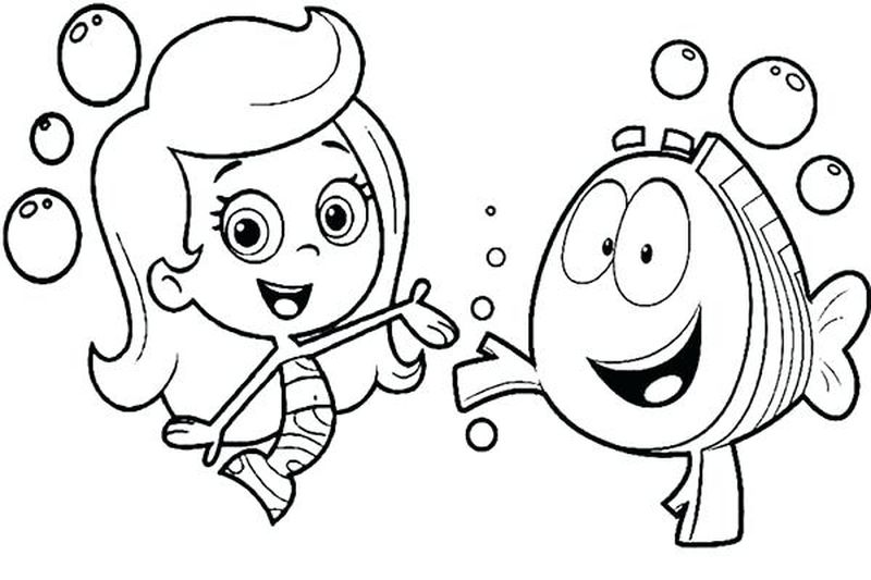 Bubble Guppies Coloring Pages PDF - Coloringfolder.com