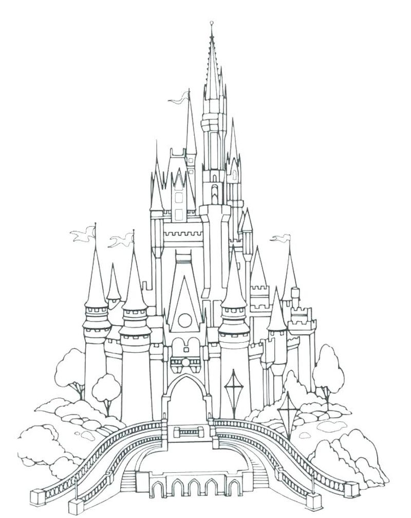 Free Printable Castle Coloring Pages