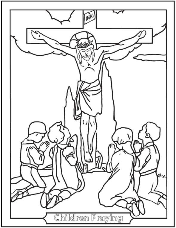 Free Printable Catholic Lent Coloring Pages
