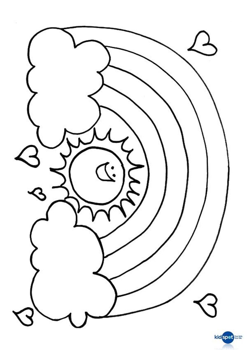 Free Printable Coloring Page Of The Sun