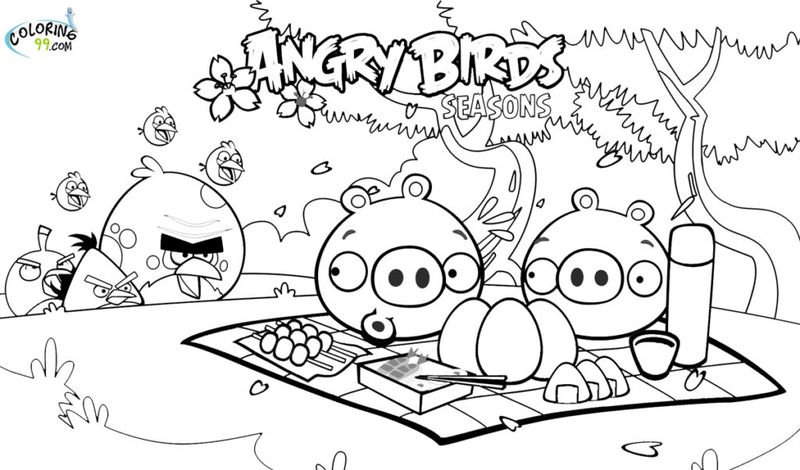 Free Printable Coloring Pages Of Angry Birds