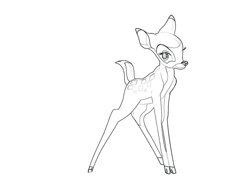 Free Printable Coloring Pages Of Bambi