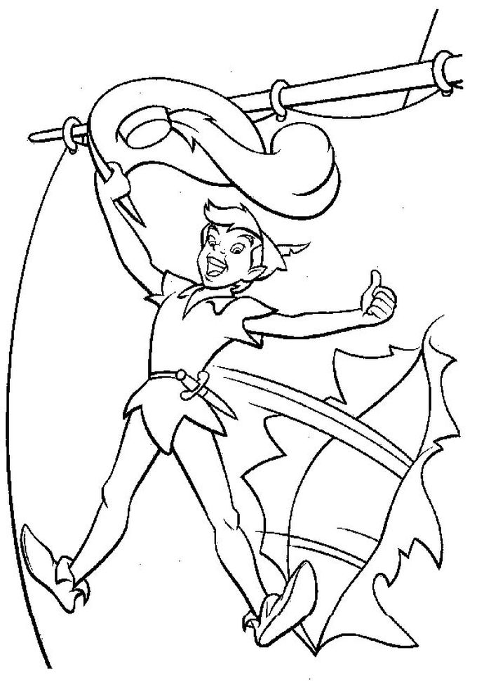 Free Printable Coloring Pages Peter Pan