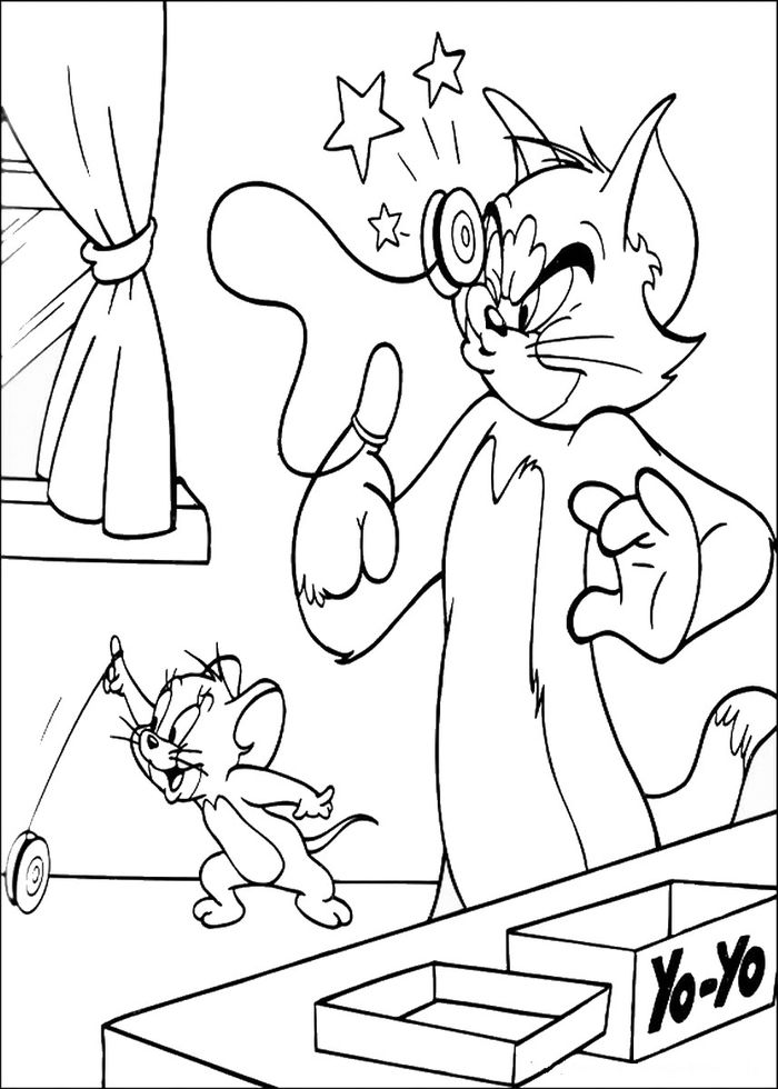 Free Printable Coloring Pages Tom And Jerry