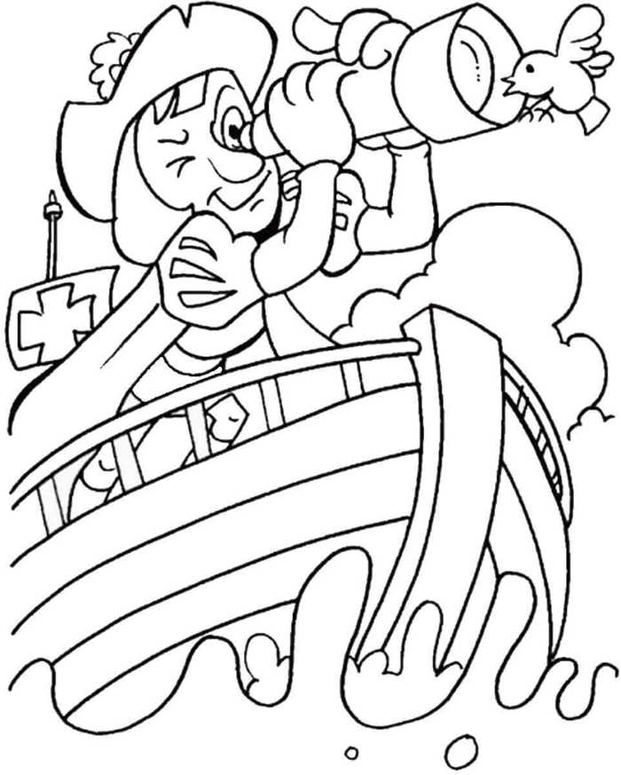 Free Printable Columbus Day Coloring Pictures