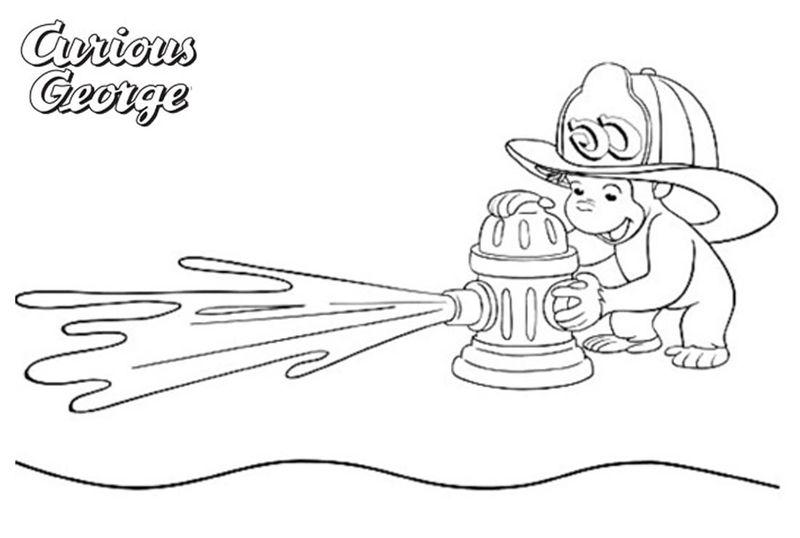 Free Printable Curious George Coloring Pages