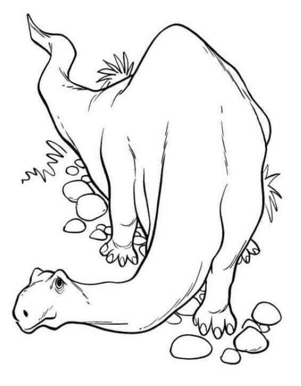 Free Printable Dinosaur Coloring Page