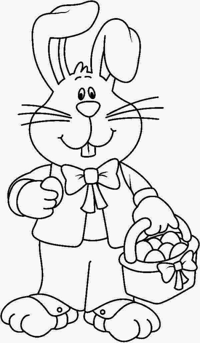 Free Printable Easter Bunny Coloring Pages