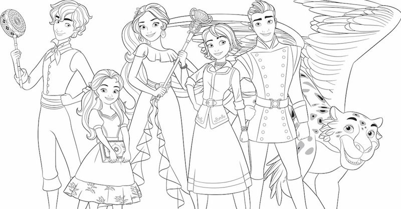 Elena Of Avalor Coloring Pages PDF - Coloringfolder.com