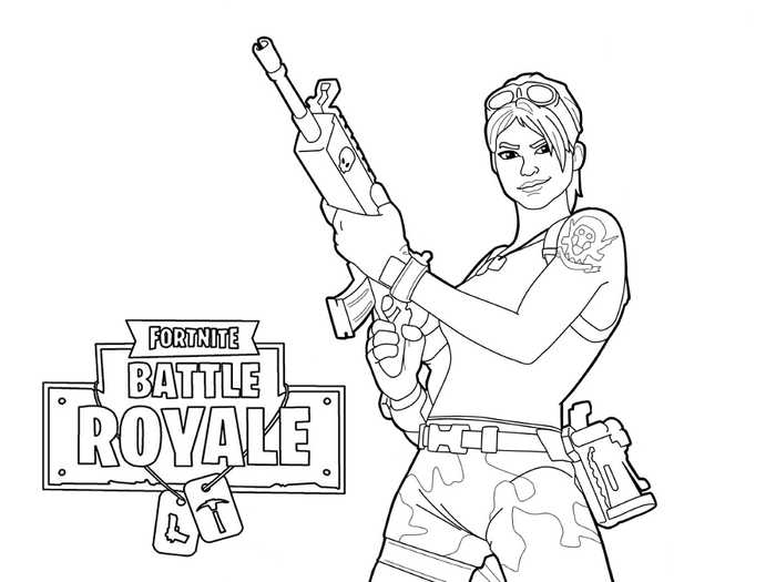 Free Printable Fortnite Coloring Pages Master Grenadier