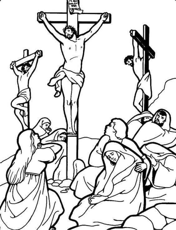 Free Printable Good Friday Coloring Pages