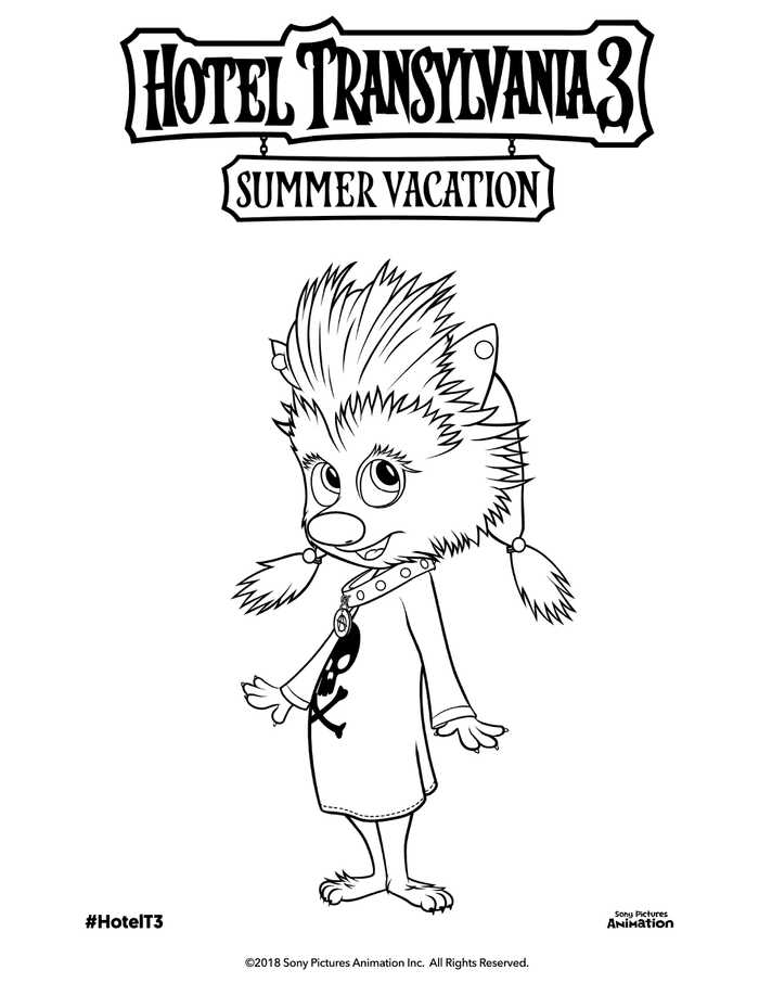 Free Printable Hotel Transylvania Coloring Pages Winnie