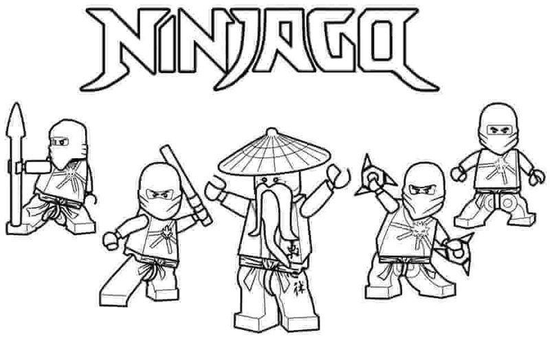Free Printable Lego Ninjago Coloring Pages