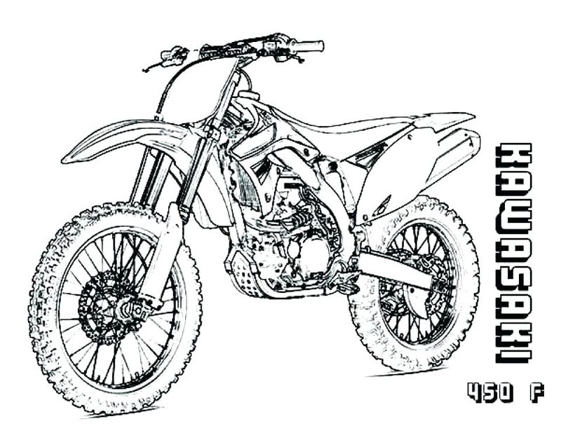 Free Printable Motorcycle Coloring Pages