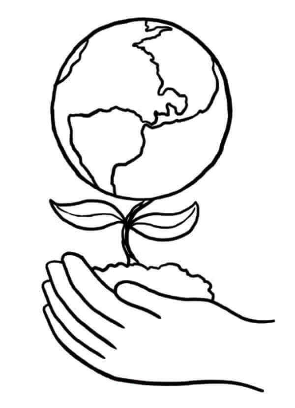 Free Printable National Arbor Day Coloring Page