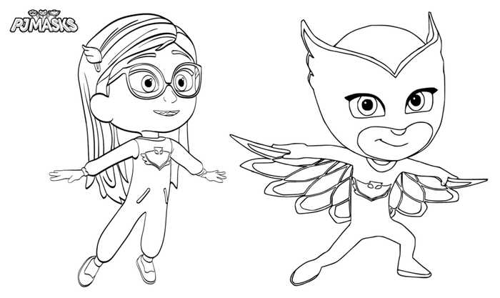 Free Printable Pj Masks Coloring Pages