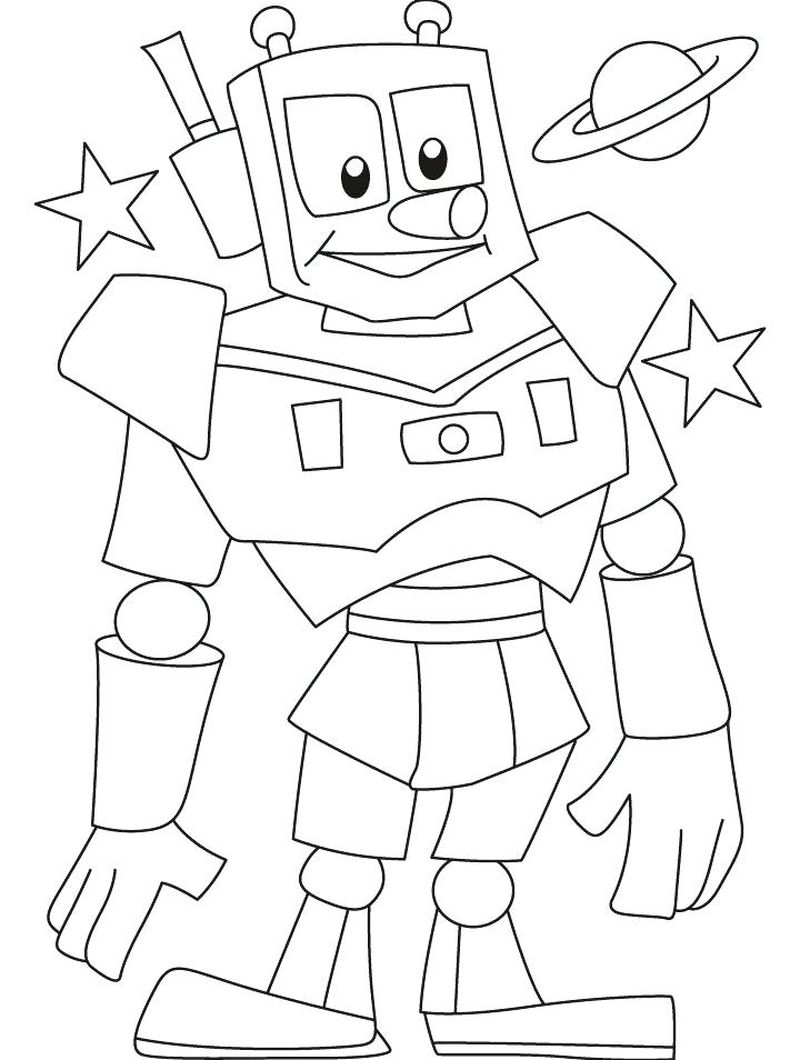 Coloring Pages Of Robots