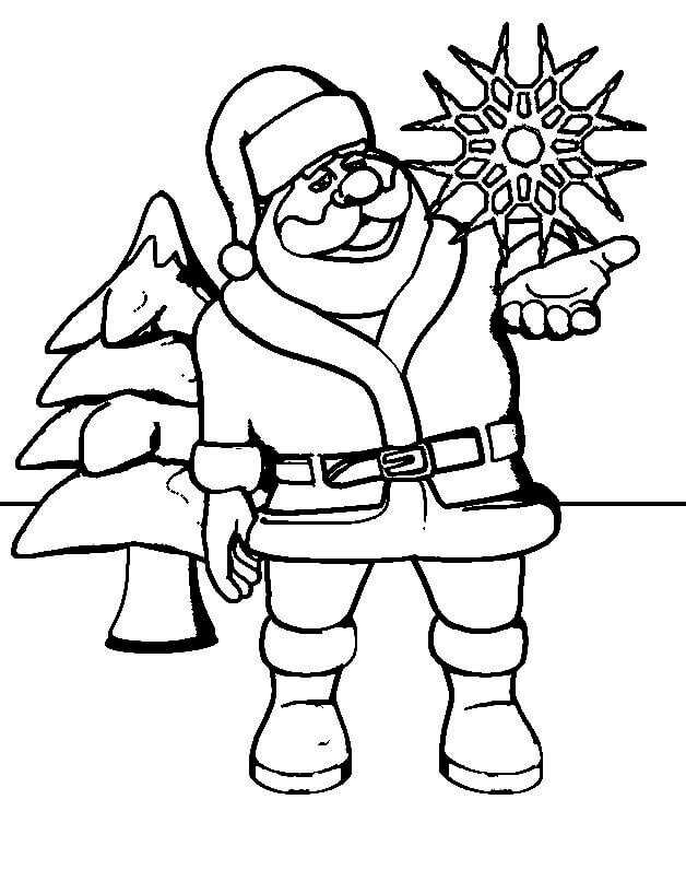 Free Printable Santa Claus Coloring Pictures