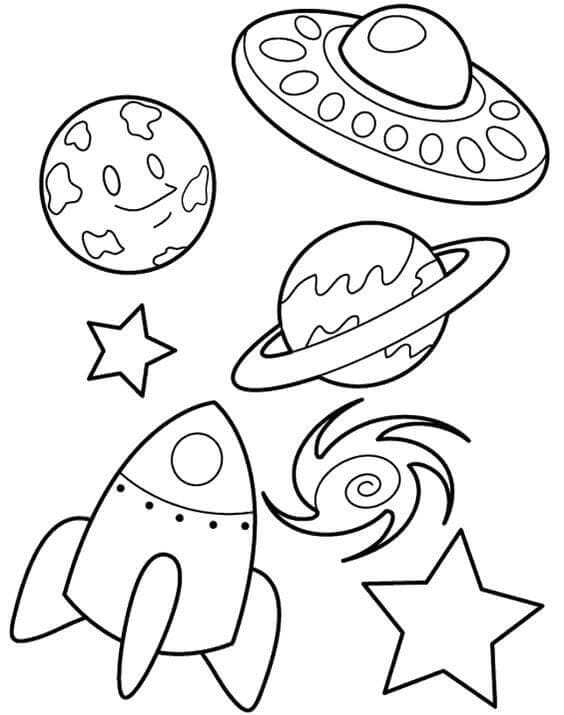 Free Printable Space Coloring Pages