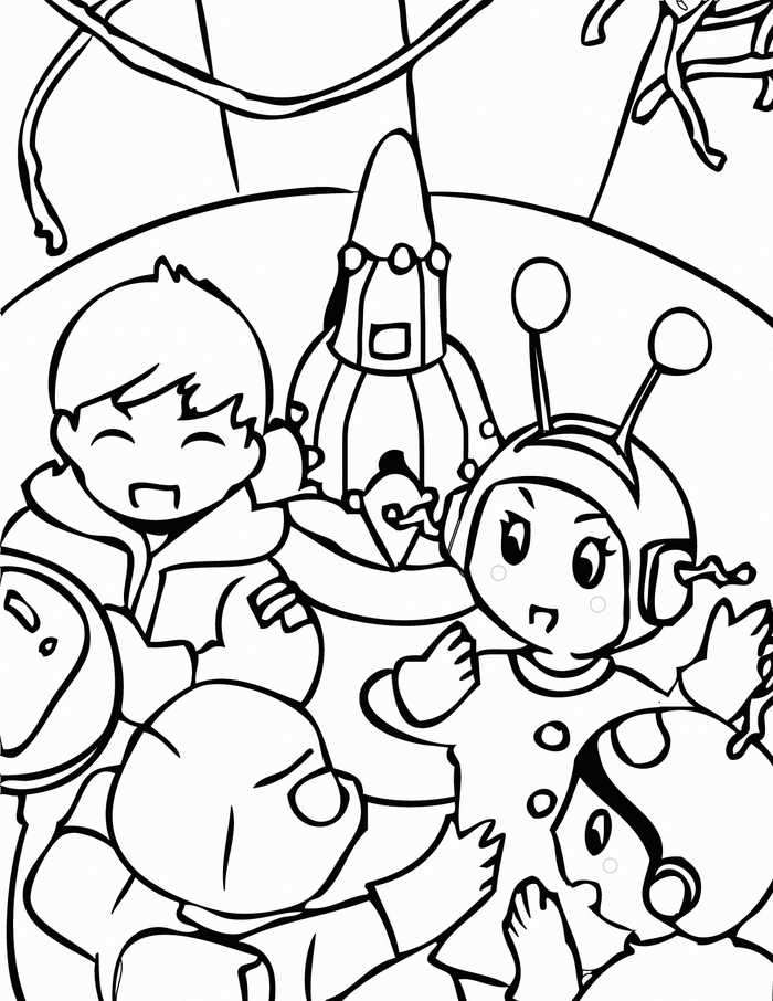 Free Printable Space Coloring Sheets