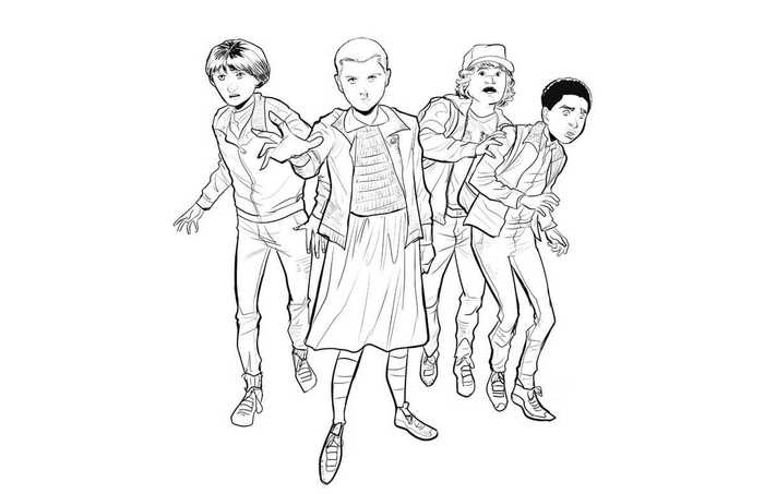 Free Printable Stranger Things Coloring Pages