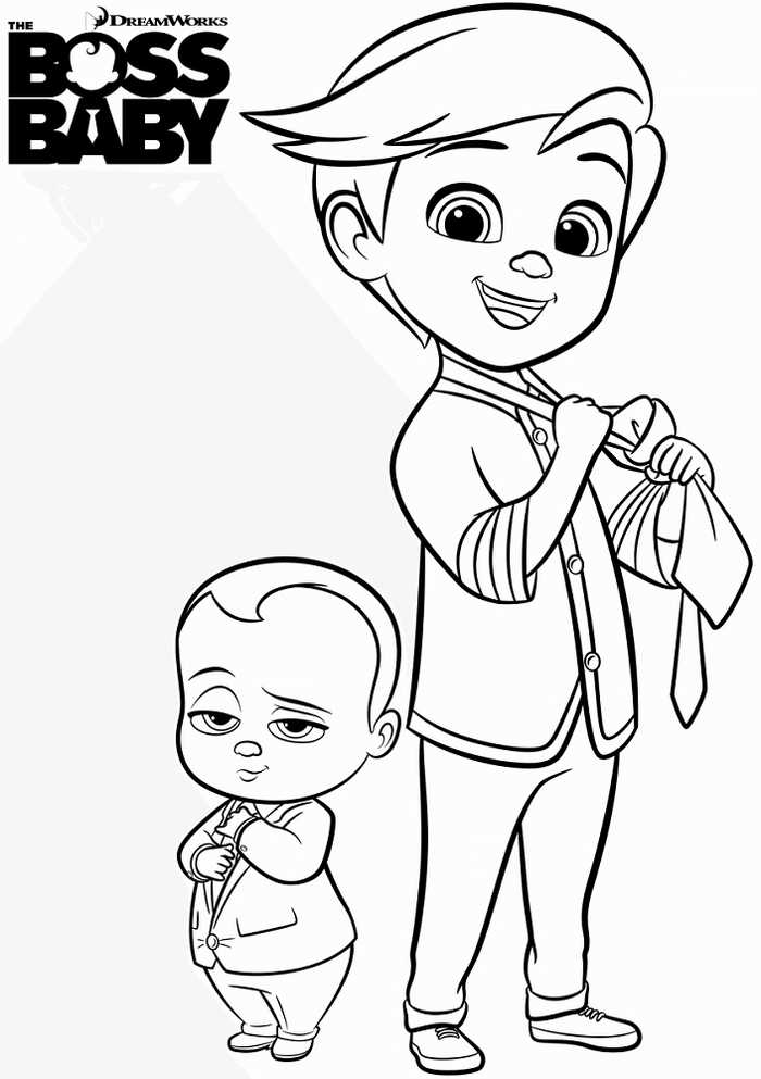 Free Printable The Boss Baby Coloring Sheets