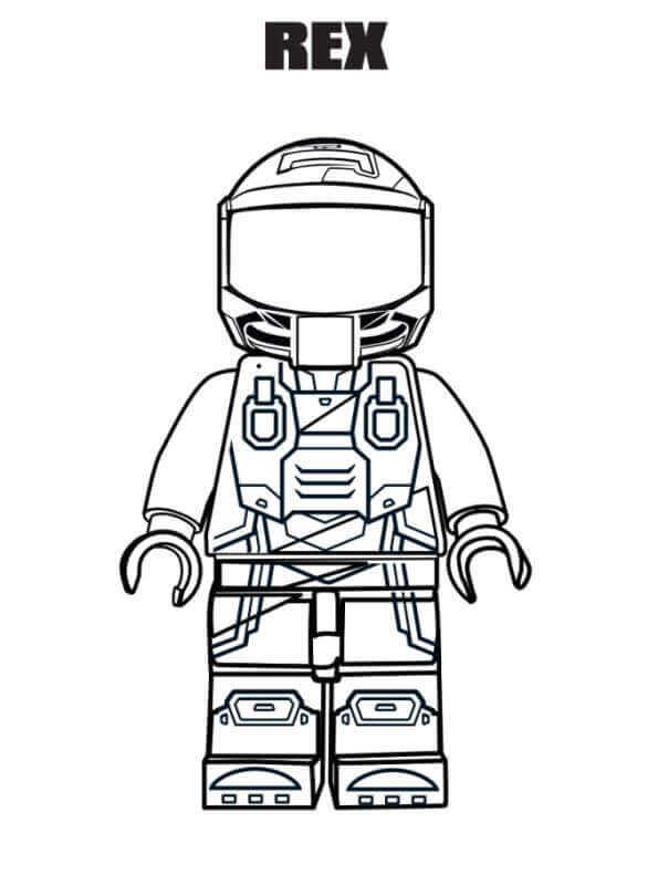Free Printable The Lego Movie Second Chapter Coloring Page Rex