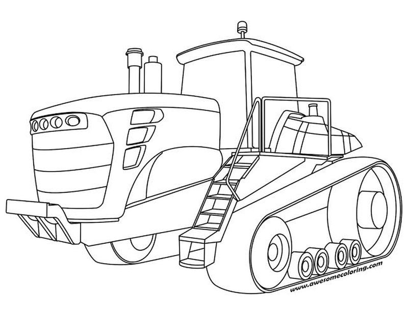 Free Printable Tractor Coloring Pages