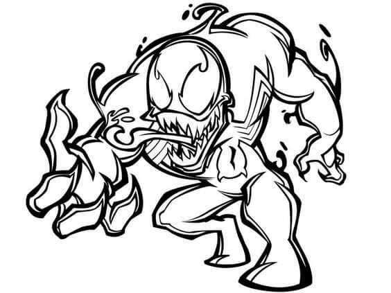 Free Printable Venom Coloring Pages