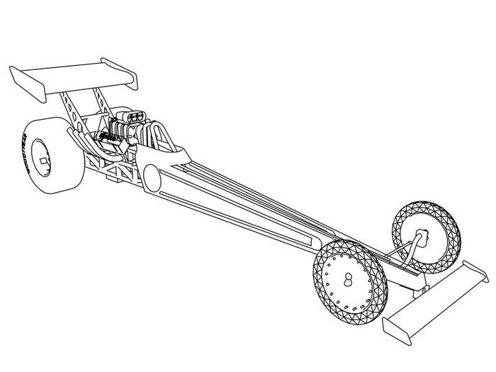 Free Race Car Coloring Pages