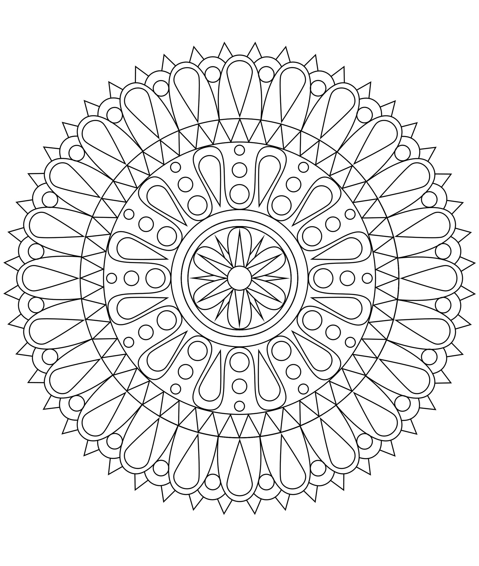 free sacred geometry coloring pages designs