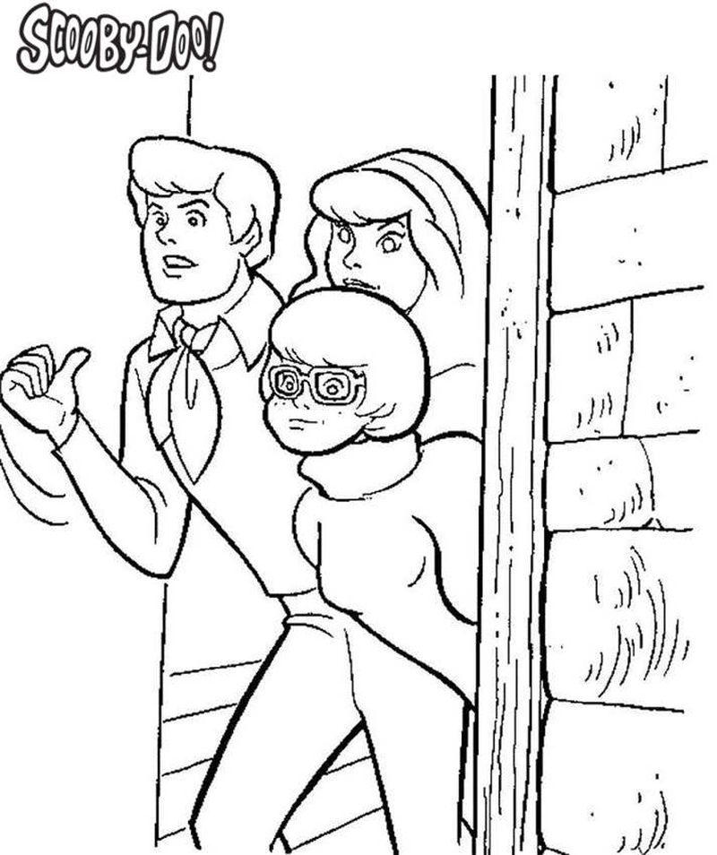 Funny Scooby Doo Coloring Pages PDF - Coloringfolder.com