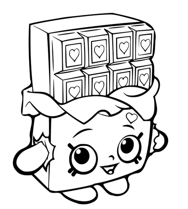 Free Shopkins Coloring Page