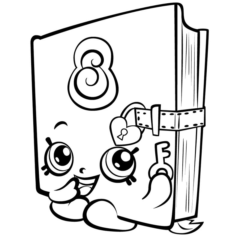 Free Shopkins Coloring Pages Picture