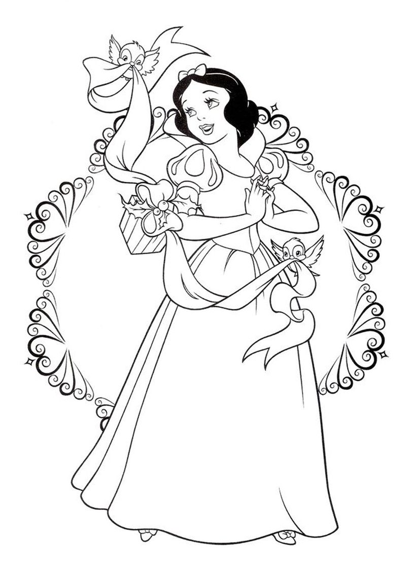 Free Snow White Coloring Pages To Print
