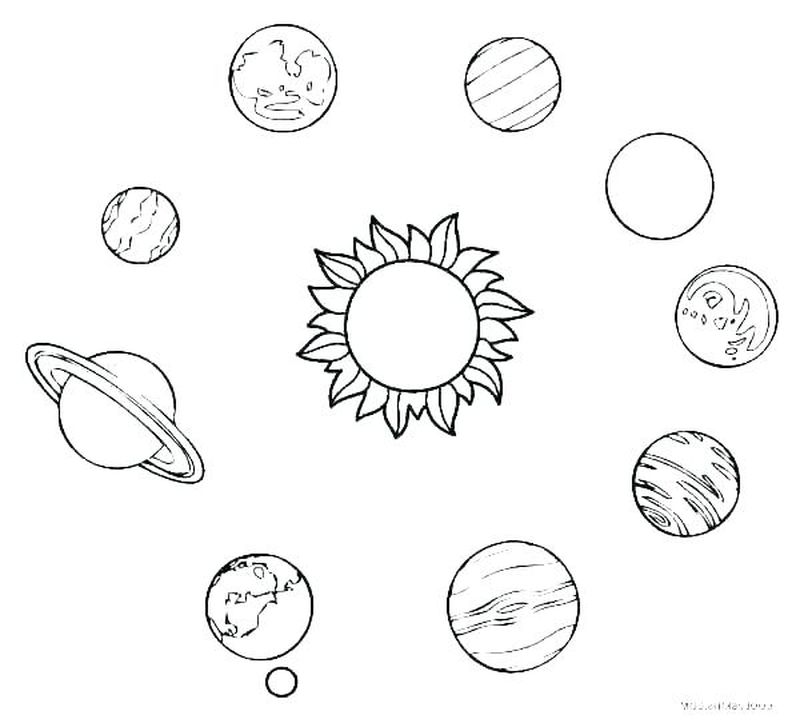 Free Solar System Coloring Pages For Kids