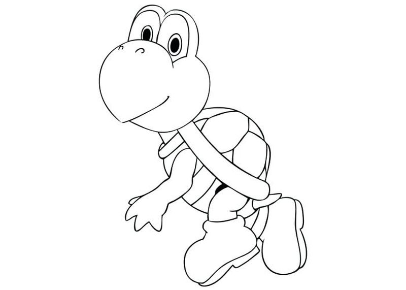 Free Super Mario Coloring Pages