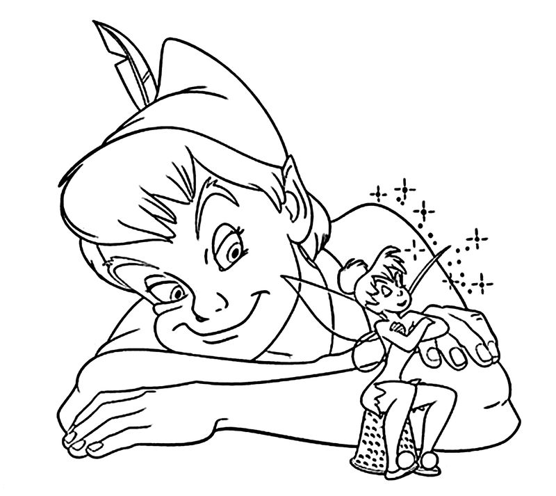 Free Tinkerbell Coloring Pages