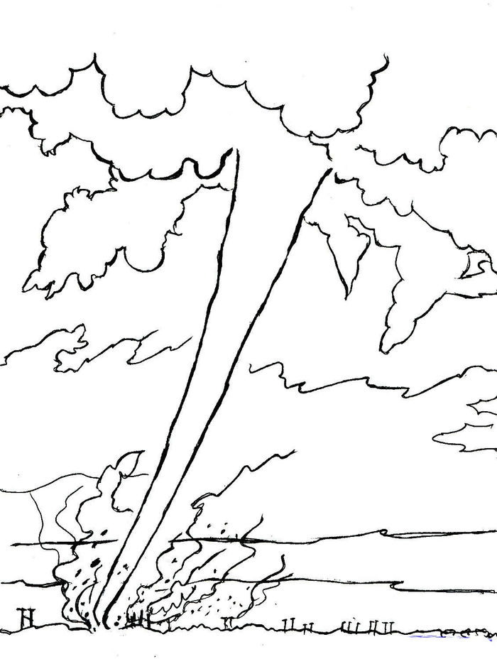 tornado siren coloring pages