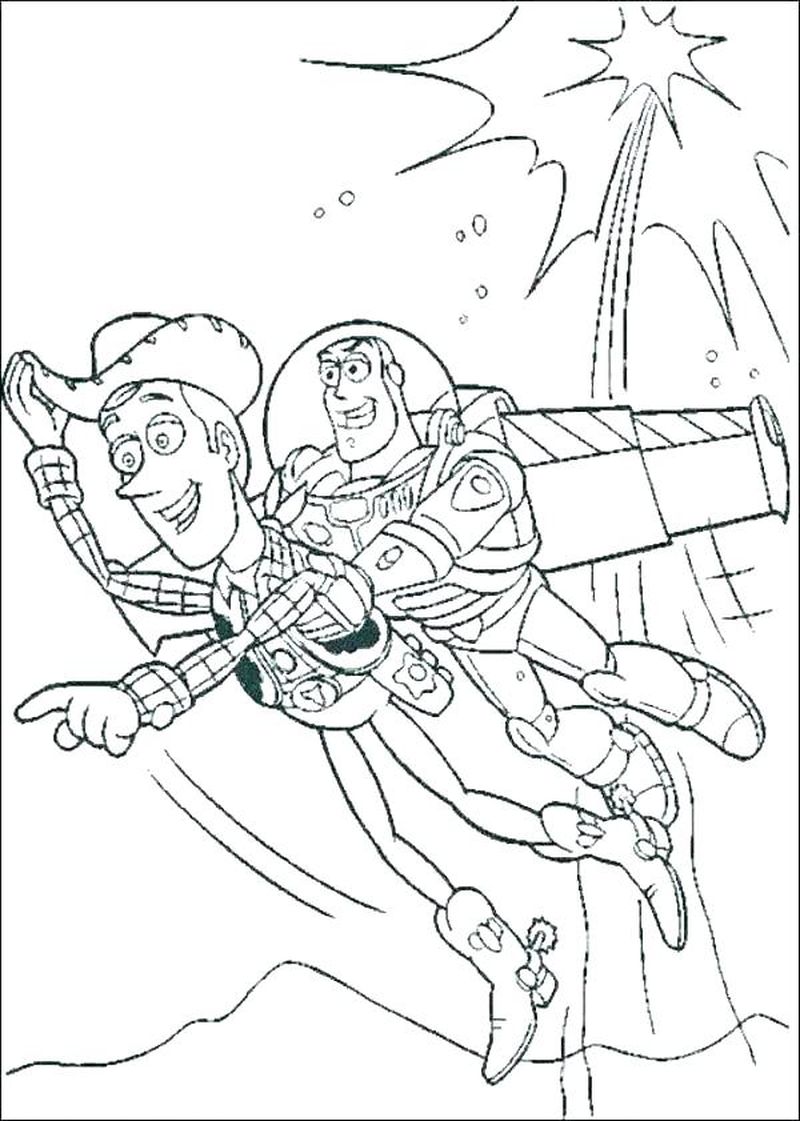 Free Toy Story Coloring Pages Printable