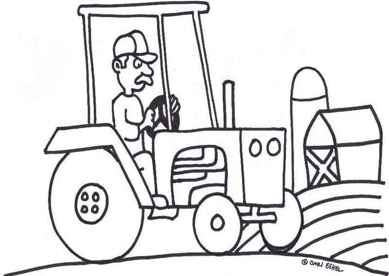 Free Tractor Coloring Pages To Print