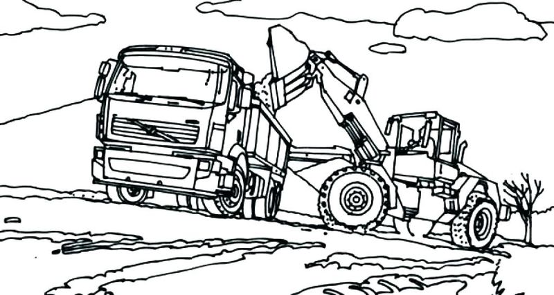 Printable Tractor Coloring Pages PDF For Kids - Coloringfolder.com