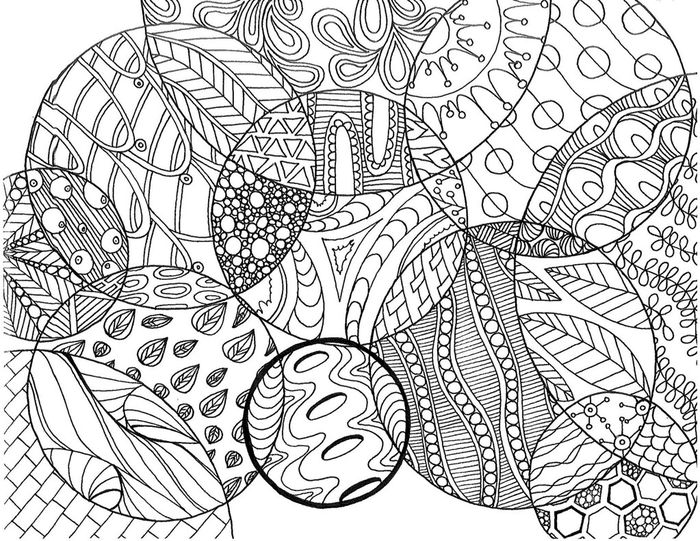 Free Zentangle Coloring Pages For Kids