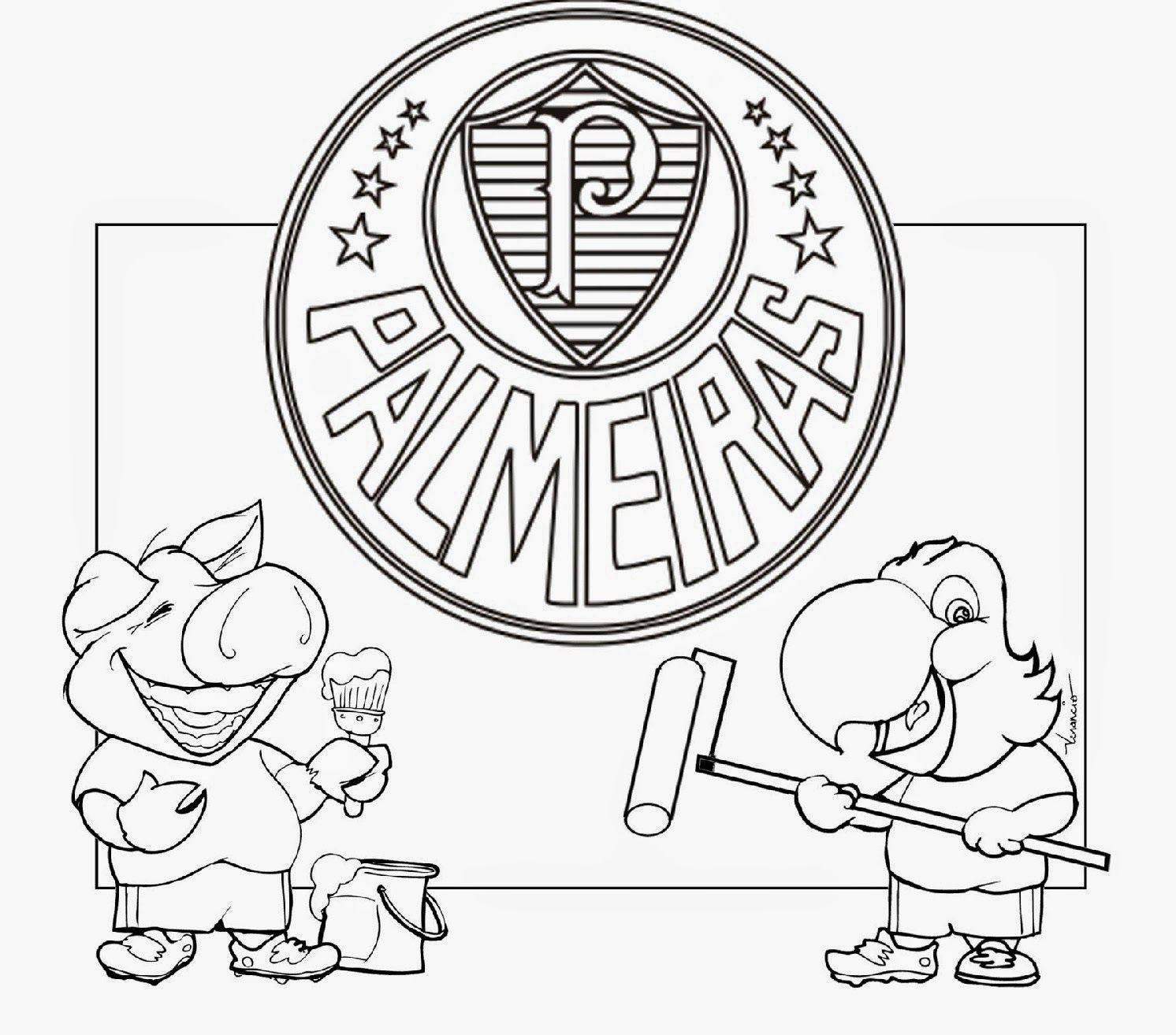 free palmeiras coloring pages