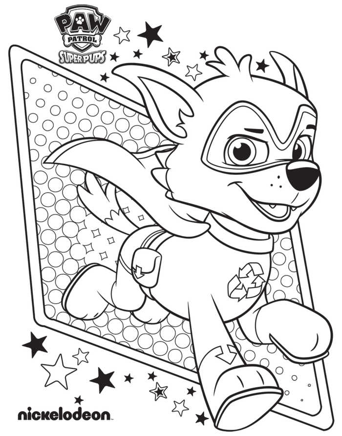 Free Paw Patrol Coloring Pages 803x1024
