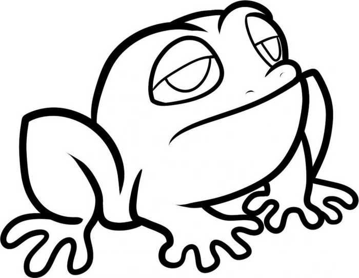 Frog Animal Coloring Pages