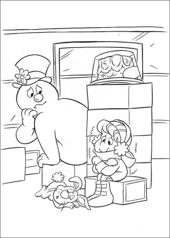 Frosty The Snowman Coloring Sheets Printable