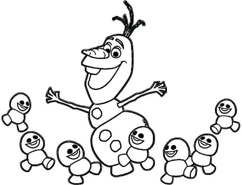 Frozen Olaf Coloring Pages
