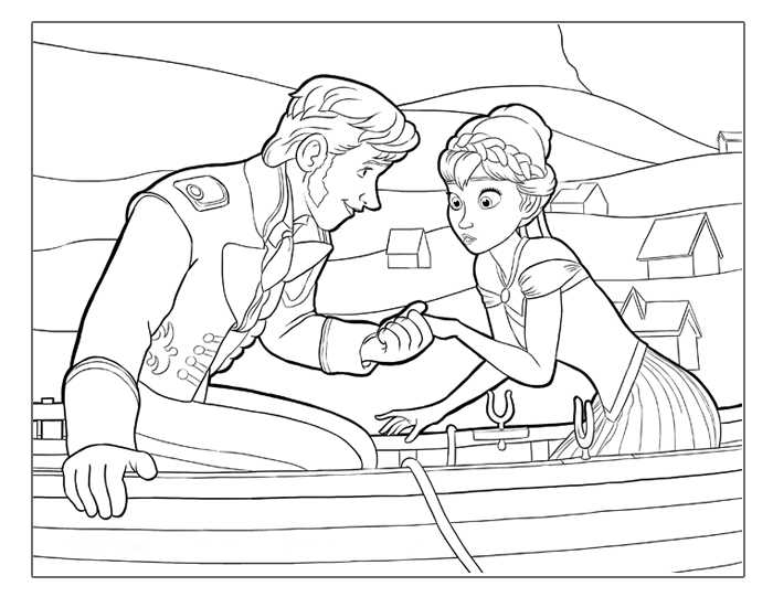 Frozen Coloring Page